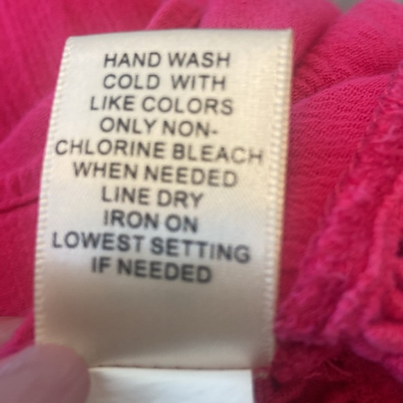 John Paul Richard Women's off-the-shoulder Top/blouse/shirt Bright Pink S Large - Picture 9 of 9